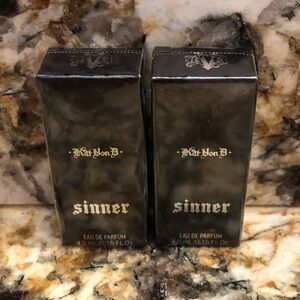 Set of 2 Sinner Kat Von D 4.5ml Mini EDP